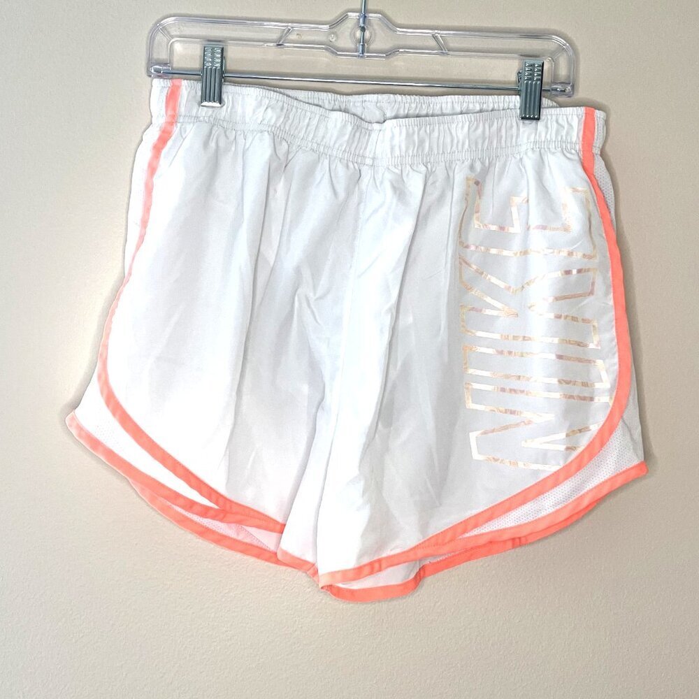 Women's NIKE Dri Fit Running Shorts Size: XL White